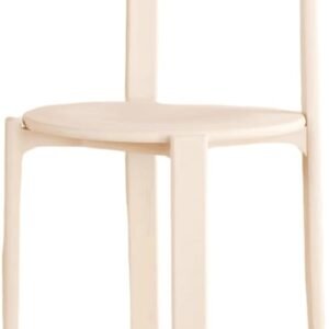 Colorful Stackable Bistro Chair Indoor Outdoor White Durable PP
